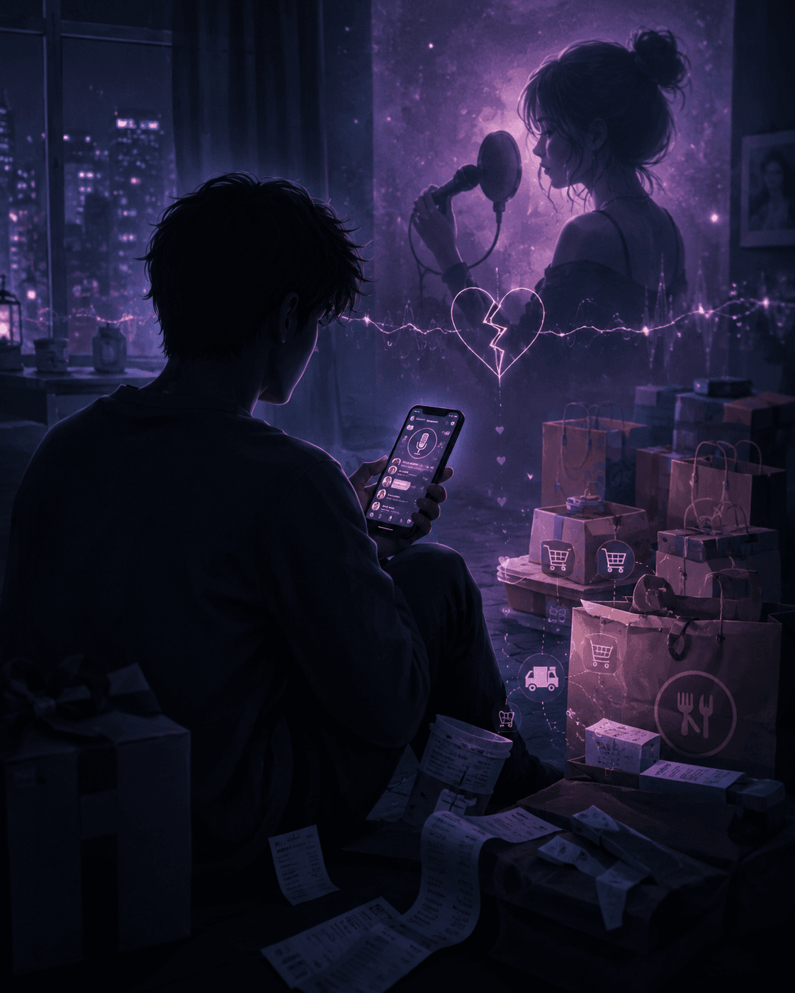 撕歌故事档案 003｜匿名投稿：半年五六万，一声“老公”让他以为自己不是鱼故事封面